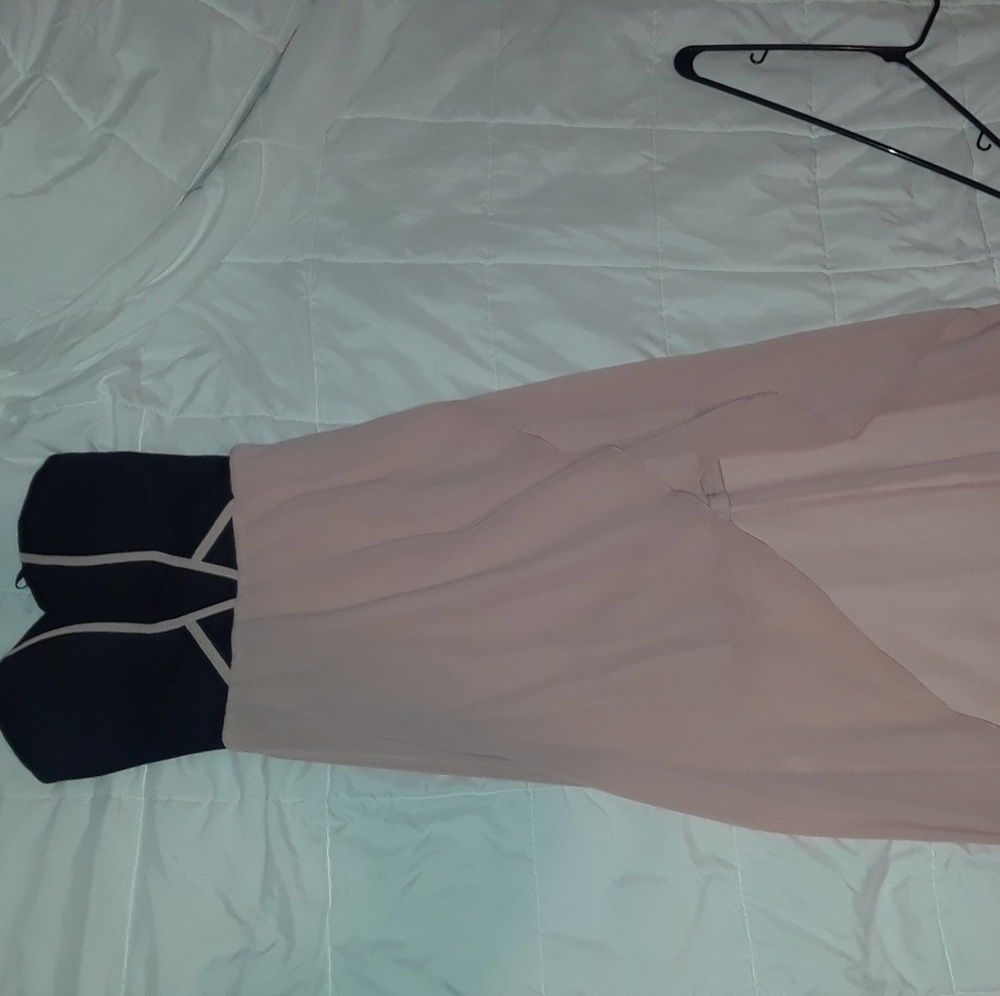 Pink/Black Dress